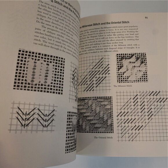 101 Needlepoint Stitches and How to Use Them Hope Hanley Paperback 1986 - Picture 8 of 9